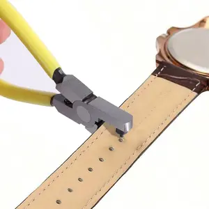 Universal Handheld Leather Strap Punch Tool, Ideal for Shoelaces and Wristbands, Durable Design for Precise Holes, Perfect for DIY Projects