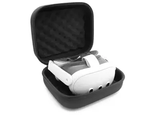 CASEMATIX - Hardshell Protection Case for Meta Quest 3S, 3 and 2 VR Headsets - Black