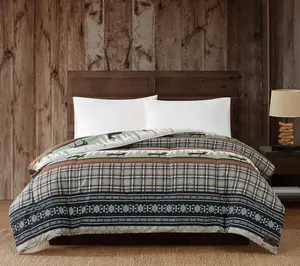 Mossy Oak Rock Ledge Creek Stripe Full/Queen Comforter