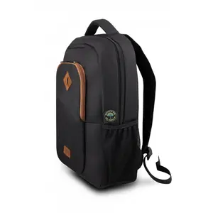 Urban Factory ECB14UF Ecofriendly Made of Recycled Polyethylene Terephthalate Laptop Backpack, Black