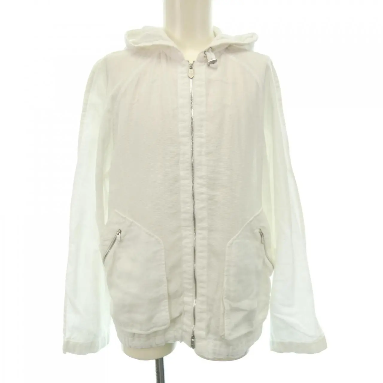 Pre-owned HERMÈS Cotton Small Leather Goods Blouson Jacket
