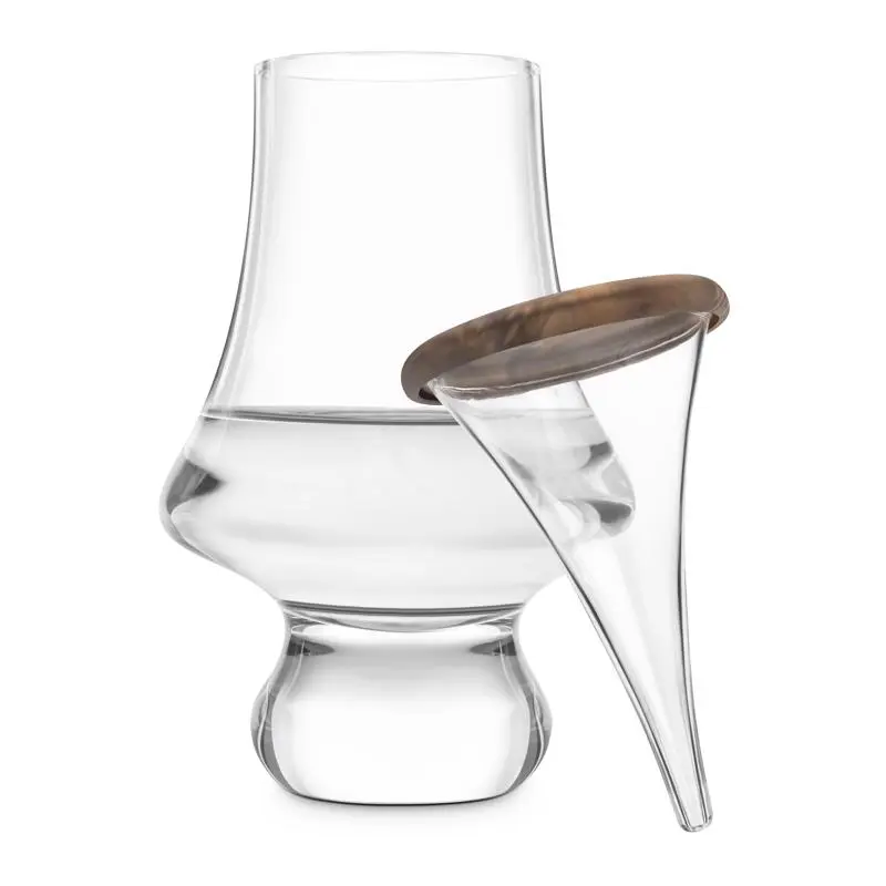 Final Touch 6058275 4.6 in. Glass & Silicone Whiskey Dropper Set, Glass Dropper