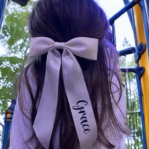 Personalized hair bow
