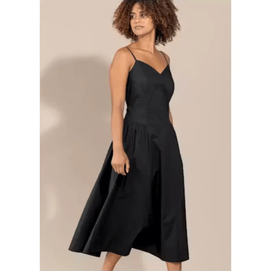 Go Silk Go Summer Dreams Dress in Black