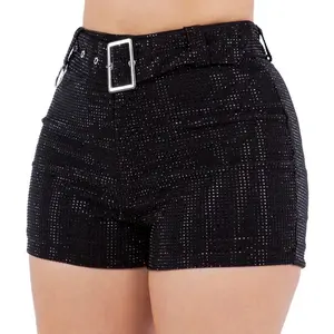 Camila shorts Rhinestone Bottom women