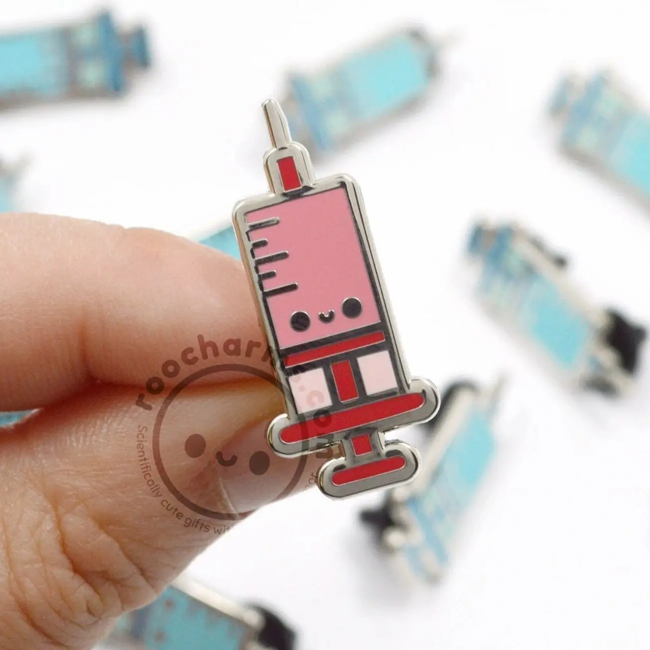 Syringe Enamel Pin for Phlebotomists, Phlebotomy Techs, Nurses, Nursing Students, RN, Medical Tech, Doctor, MLS, MLT, Lab Scientist, Vaccine