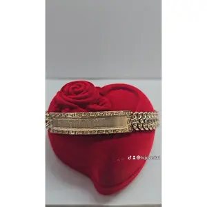 14K Gold ID Bracelet - Brazalete de 14k