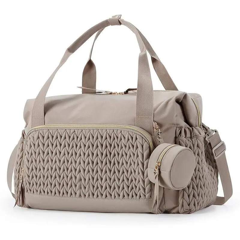 Baby Diaper Bag Handbag, Multifunctional Diaper Bag, Large Capacity Travel Diaper Bag, Hospital Birth Kit, Mom's Outdoor Backpack, Shoulder Strap, Baby Stroller Hanging Bag