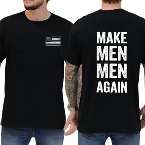 Make Men Men Again T-shirt, Funny Shirts, Unisex Graphic Tee, Daily Menswear, Men Gifts, Soft Cotton