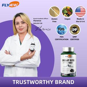FlyNew Alpha Nootropic Brain Supplement for Men & Women | Memory, Mental Clarity & Cognitive | Focus Capsules with L-Arginine, Shilajit & Pomegranate