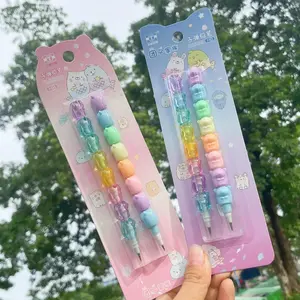2-Pack Student Pencils, Detachable Creative Design, Multi-Functional Bullet Tip, No Sharpening Needed, Perfect for Home Use, Fun and Convenient
