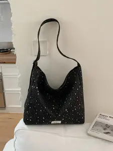 Unisex Star Pattern Shoulder Bag, Large Capacity Crossbody Design, Casual Style for Daily Use, Versatile Fashion Accessory