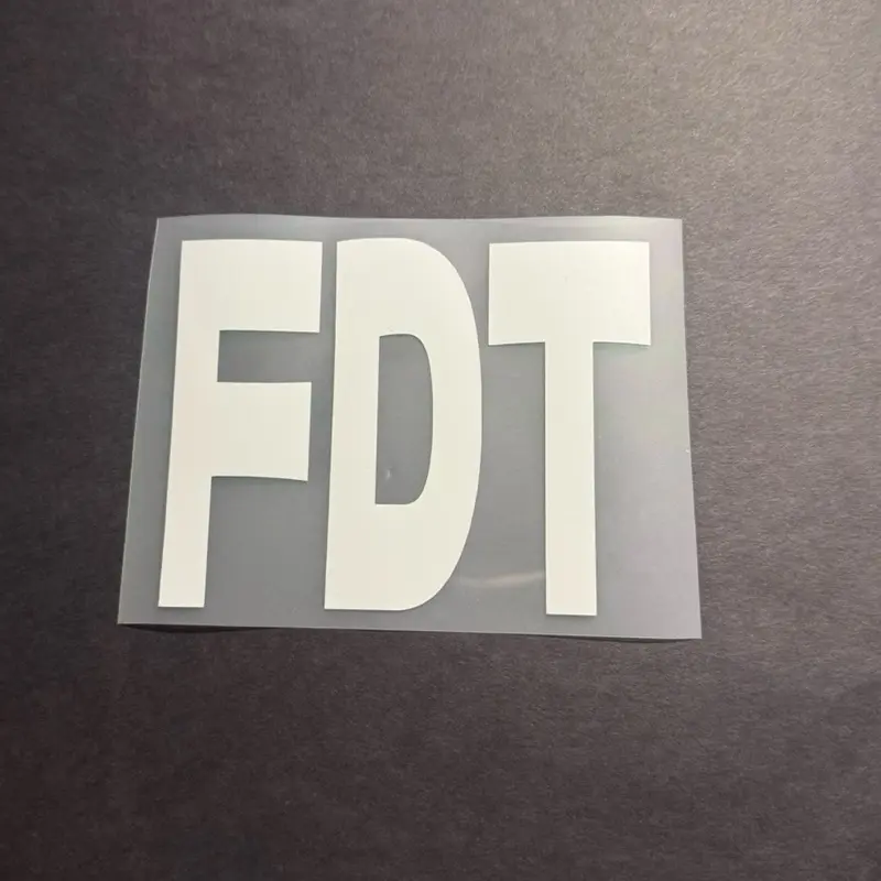 FDT Vinyl Sticker - Durable and Easy to Apply