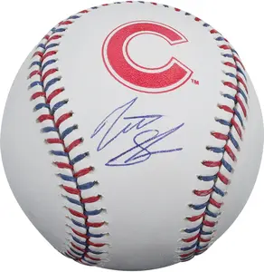 Matt Shaw Chicago Cubs Autographed 2025 Alternate Logo Baseball - Fanatics Authentic Certified