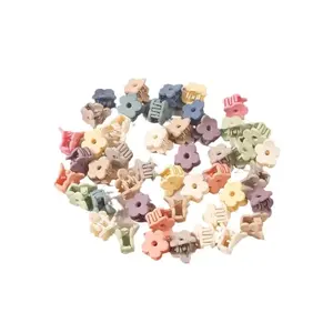 (Random Default Gift) Mini Small Claw Clip Ins High-End Matte Bangs Clip DIY Cute Women Hair Clip Shark Clip Hair