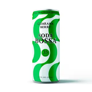 Soda Bossa Guarana Berry - Refreshing Beverage Soda Bossa Guarana Berry - Refreshing Beverage