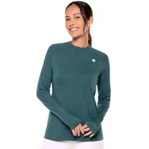 Women's Devi Long Sleeve Fitness T-Shirt | Midnight Green