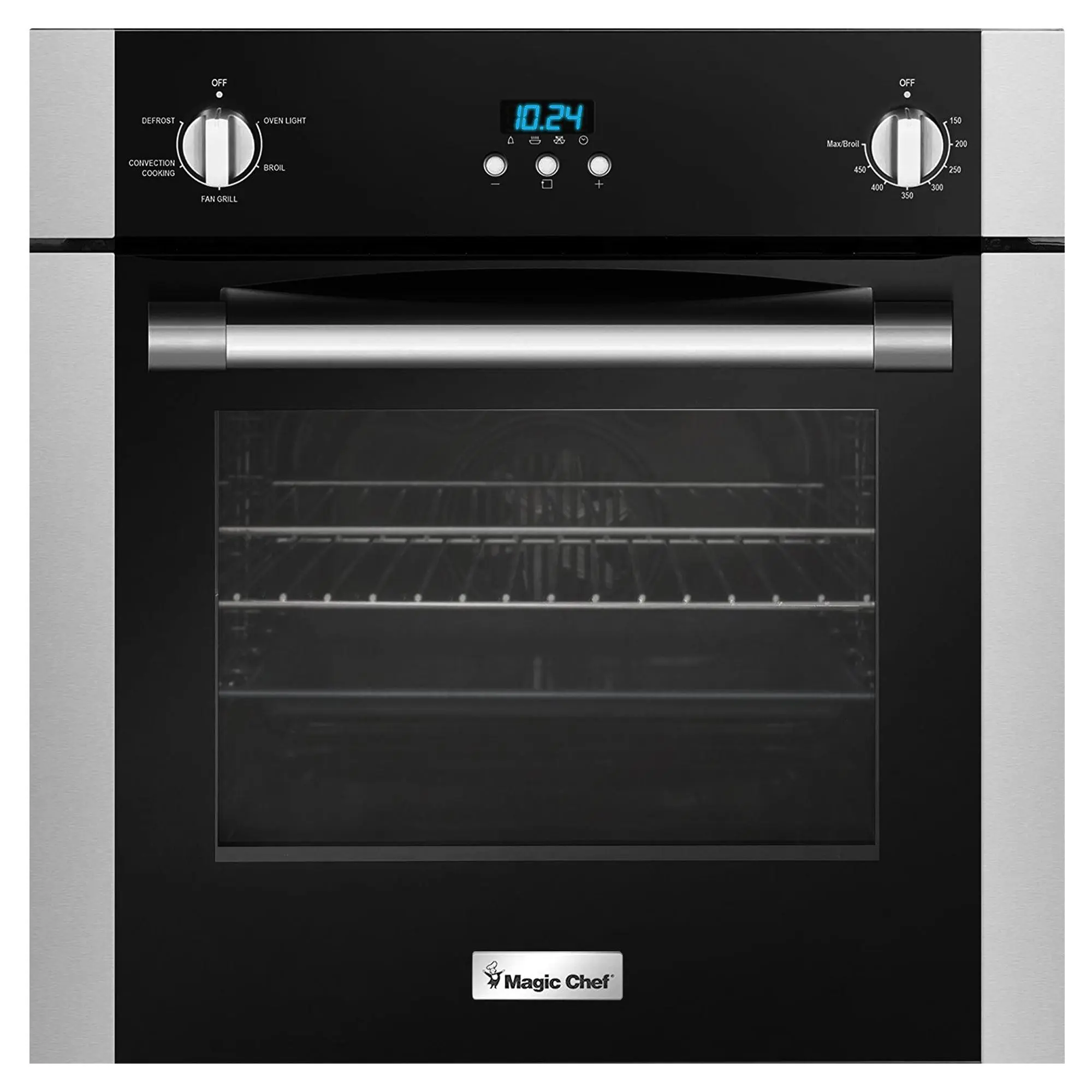 Magic Chef MCSWOE24S 2.2 Cubic Foot Built In Programmable Wall Convection Oven Magic Chef MCSWOE24S 2.2 Cubic Foot Built In Programmable Wall Convection Oven