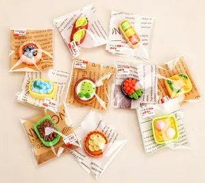 Soothing mini jewelry packaging accessories, stress-relief desktop ornaments, dollhouse micro scene accessories, Valentine’s Day animal building block cards