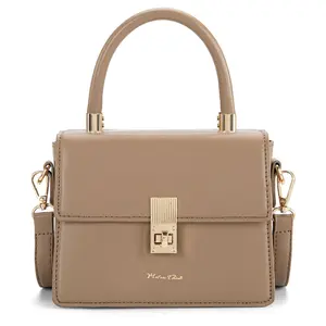Milan Chiva Small Top Handle Purses for Women Mini Satchel Crossbody Bag Elegant Square Bag