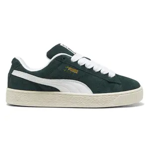 PUMA Mens Suede Xl Hairy Lace Up Sneakers Shoes Casual - Green
