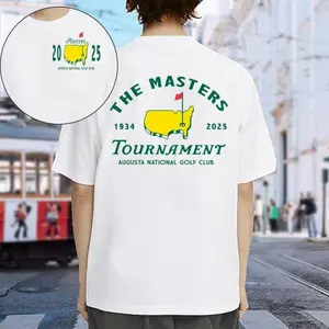 2025 The Masters Tournament Graphic Tee, 1934-2025 Augusta National Golf Club Shirt, Vintage Golf Fan Oversized Top, Master's Golf Event Apparel