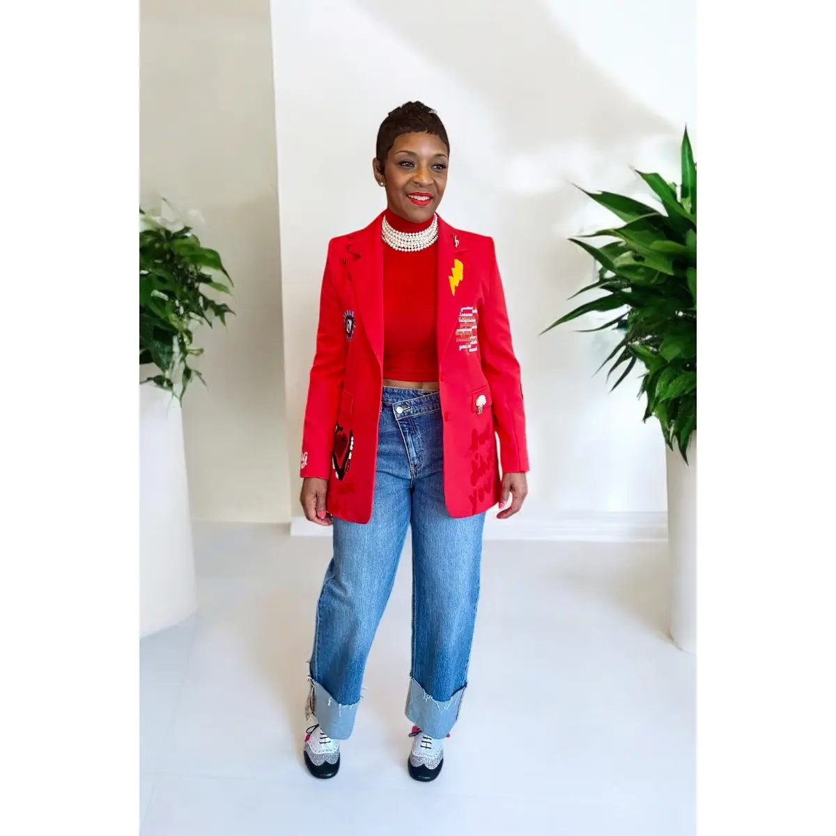 PLAYFUL PATCH BLAZER