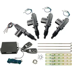 Universal Power Door Lock Keyless Entry Remote Car Kit with 4pcs Door Lock Actuator