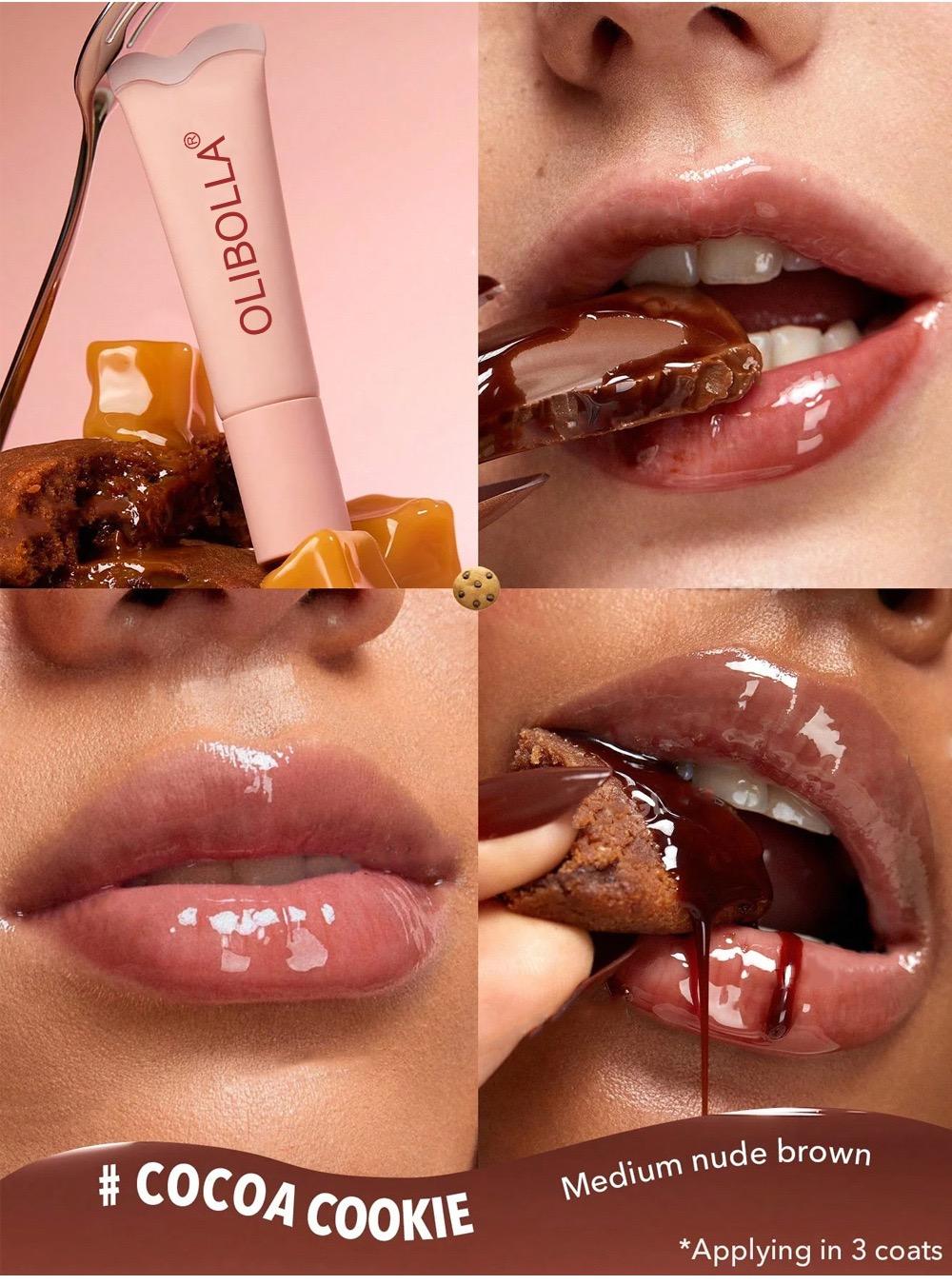 Peptide Lip Tint - Glossy Lip Care Hydrating Treatment, Lip Moisturizer, Long-lasting Lip Lifter Gloss, Juicy Bomb Lip Gloss