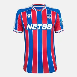 Crystal Palace 2025/26 Home and Away Full Set Soccer Kit, Premium Fabric Match Style Set D