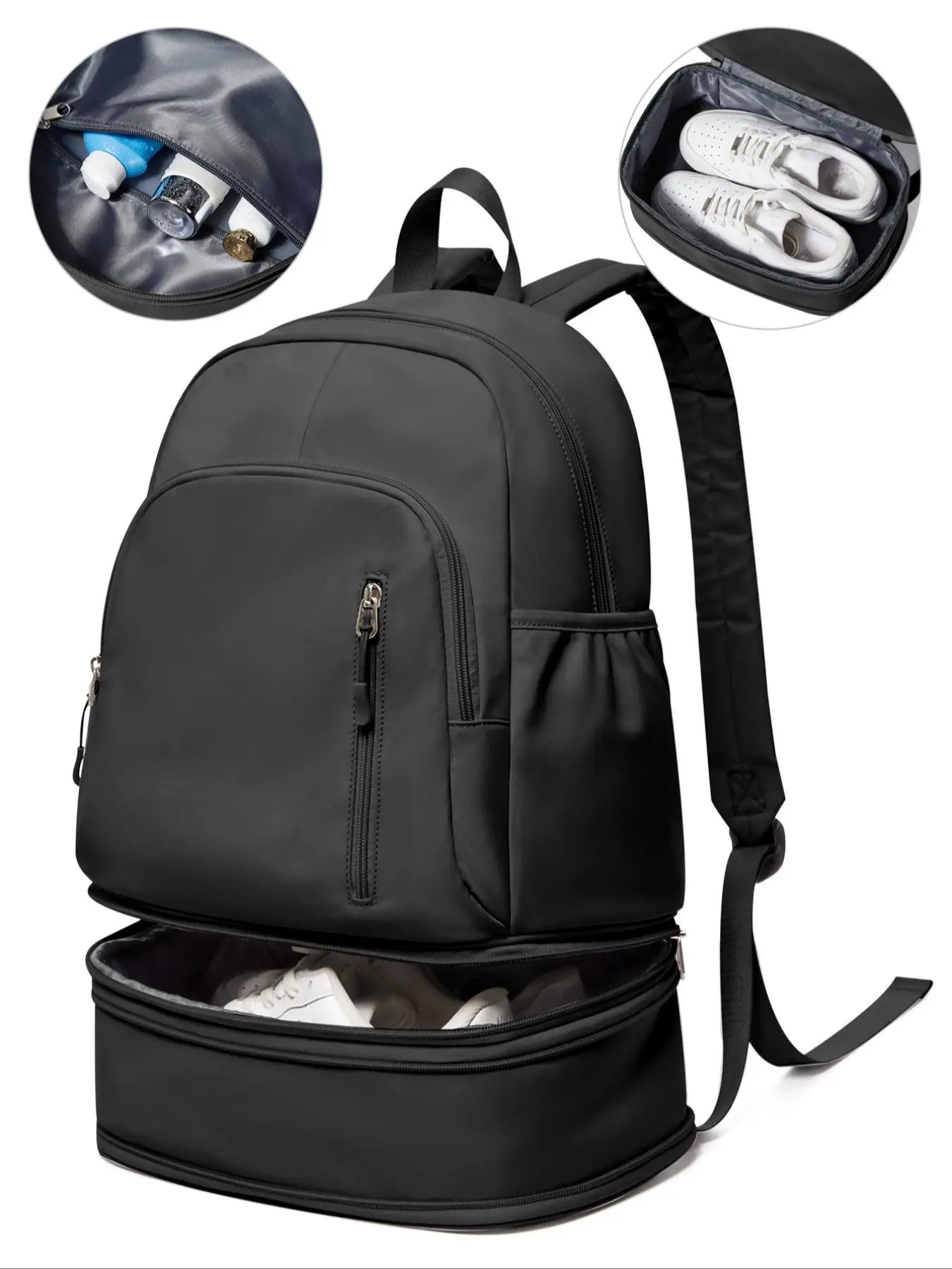 Large Capacity Travel Backpack, Multi-compartment Backpack, Waterproof Anti-theft Travel Backpack, Casual Comfortable Independent Shoe Compartment Des