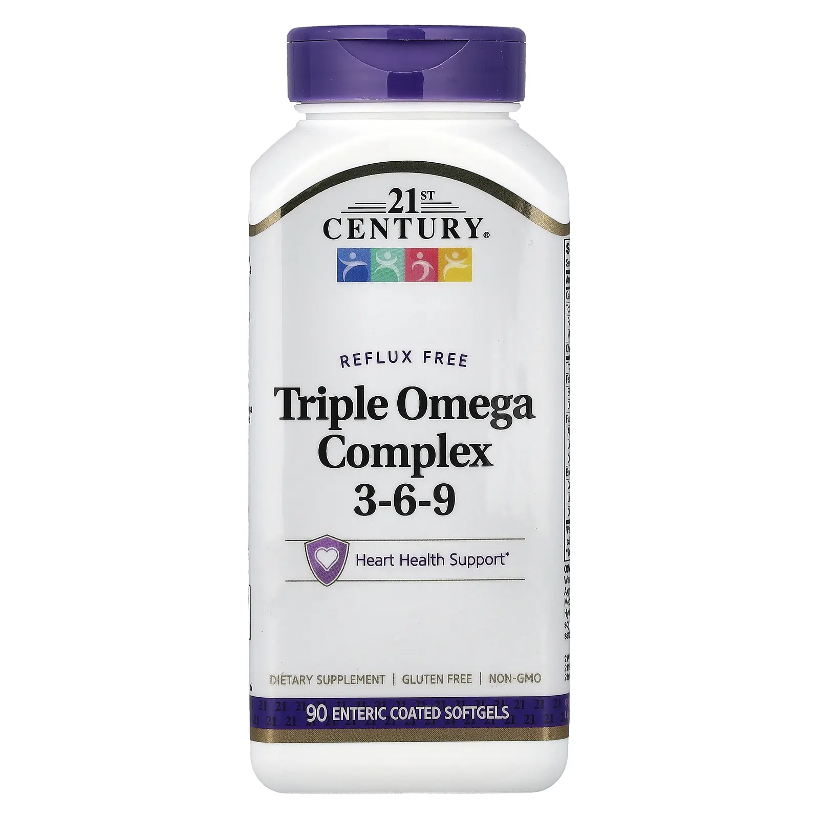 21st Century Triple Omega Complex 3-6-9, 90 Enteric Coated Softgels 21st Century Triple Omega Complex 3-6-9, 90 Enteric Coated Softgels