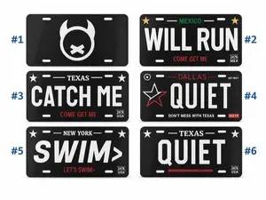 Funny Novelty License Plate, Custom Car Tag, Humor Auto Plate, Truck Vanity Plate, Personalized Vehicle Decor, Gift for Car Lovers