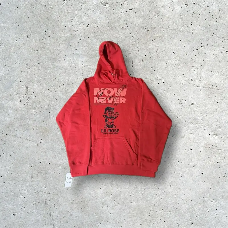 LilRose2025 Unisex Custom Print Hoodies Design with Neon Logo and Pocket Adult Pattern