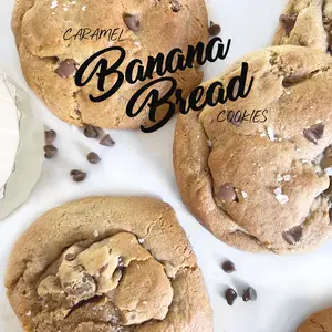 Chewyz Banana Bread Caramel ChocoChip Cookiez - just like mom used to make!