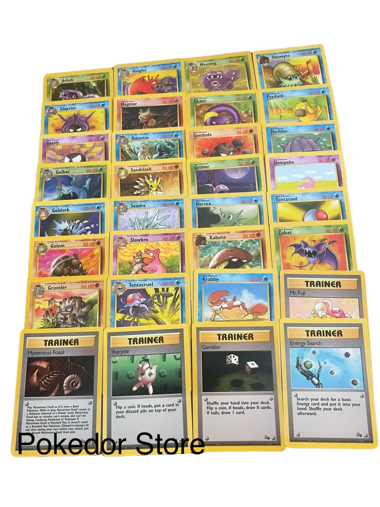 Pokmon Fossil Starter Set All Uncommon Common Cards NM-LP Trainer Cards from Pokedor Store pokemon collection - TikTok Shop Pokmon Fossil Starter Set All Uncommon Common Cards NM-LP Trainer Cards from Pokedor Store pokemon collection - TikTok Shop