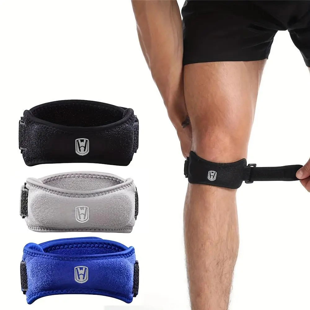 Adjustable Running Knee Protector, 1 Count Shock Absorbing Knee Support, Sports Knee Stabilizer for Running Jogging Cycling Basketball Volleyball, Kne