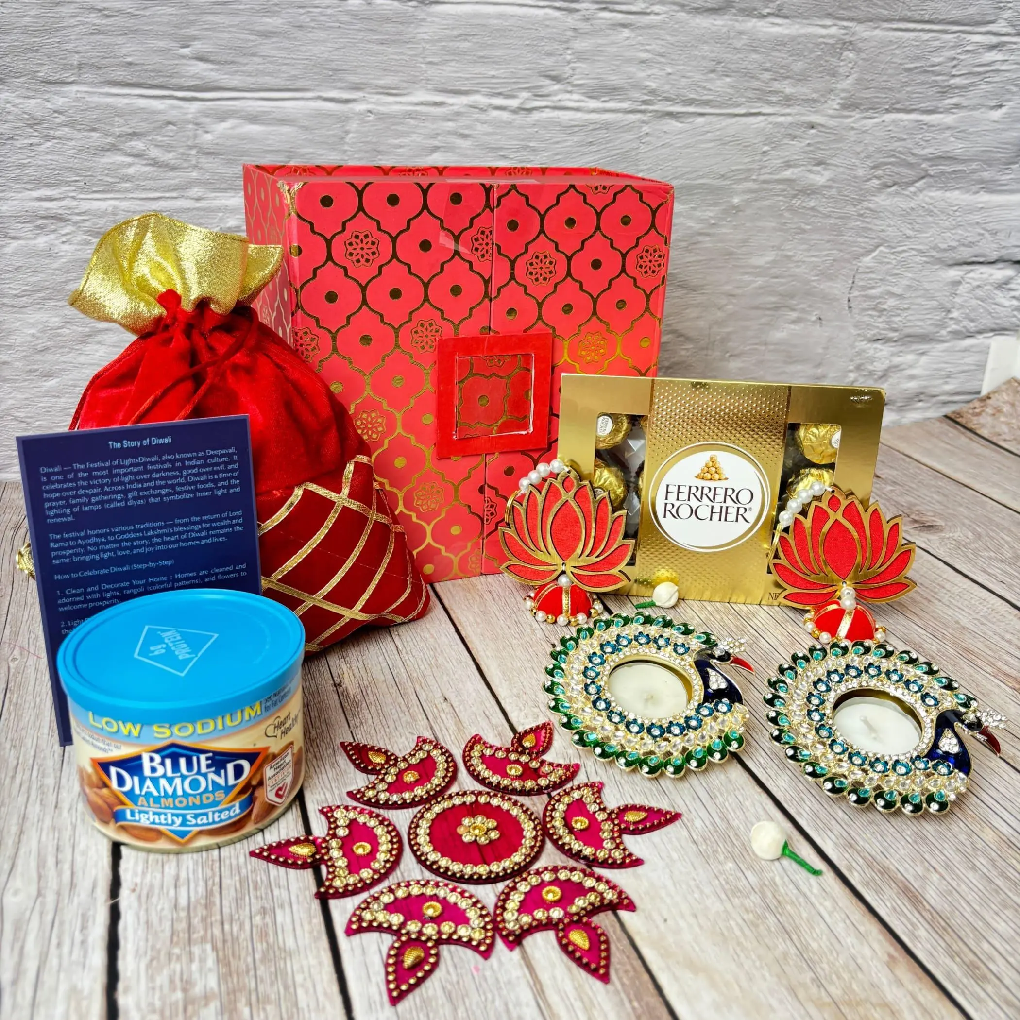 Elegant Diwali Gift Hamper Set | Charming Elephant Candle Holders | Perfect for Diwali & Gifts