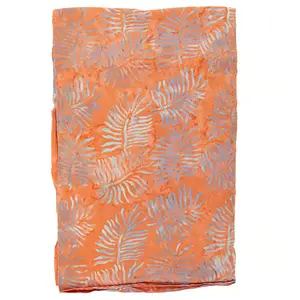 Coral & Charcoal Batik Sarong – Fringe Detail with Bold Island Vibes