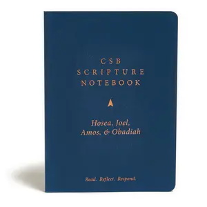USED-CSB Scripture Notebook, Hosea, Joel, Amos, Obadiah: Read. Reflect. Respond. by Csb Bibles by Holman (Paperback)