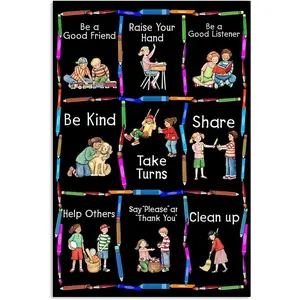 Classroom Rules Poster In This Classroom Poster Gift For Teacher Wall Decoratios