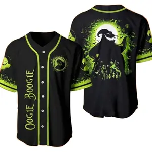 Oogie Boogie Nightmare Before Halloween Xmas Baseball Jersey Shirt for Men Women Baseball Jersey, Trending Jersey, Gift For Him