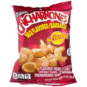 Chicharrones Señorial BBQ Flavored Fried Pork 2.0 oz Chicharrones Señorial BBQ Flavored Fried Pork 2.0 oz