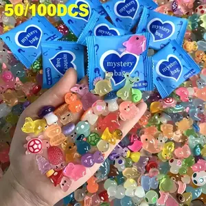 2026 New Mini Glow in the Dark Animal Resin Models, CuteCollectible Figurines, Dollhouse Decor, Fairy Garden Decor,Birthday Party Gift, DIY Crafts Ornaments, Resin AnimalSculptures Durability Magical Touch