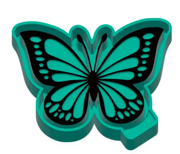 Butterfly Freshie Mold & 3D Printed Mold Housing Option