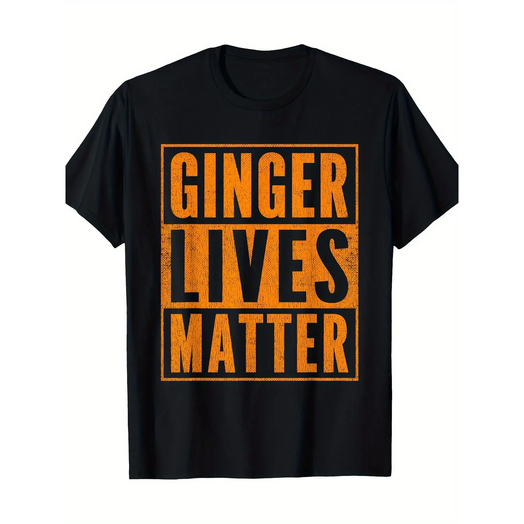 Funny Ginger Lives Matter Old School Graphic Redhead T-Shirt-100% Cotton-220g