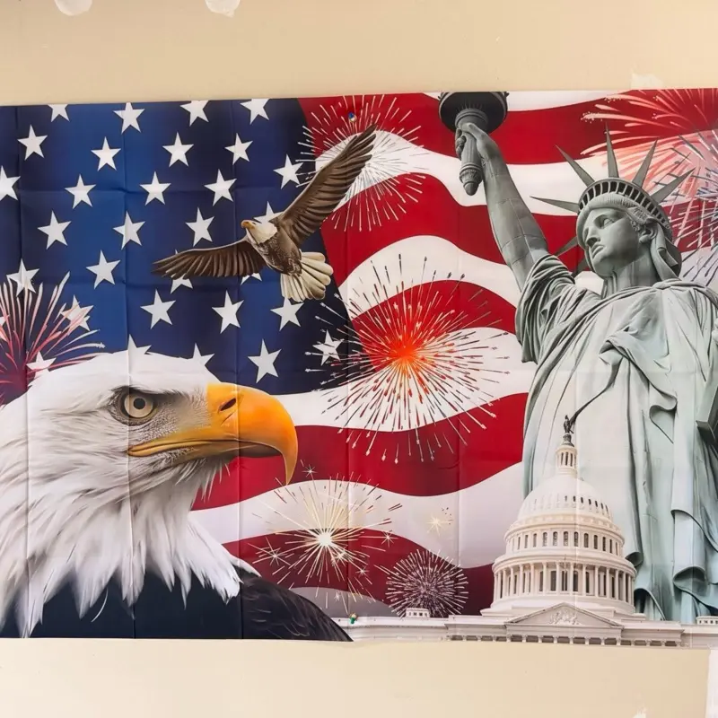 US Independence Day banner 70.9”x43.3”