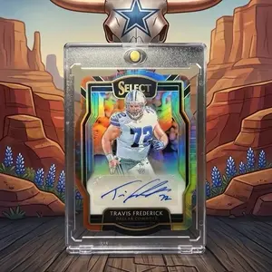 Travis Frederick 2018 Panini Select Signatures Autographed Card, /25 Limited Edition