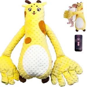 A Patting Soother Pillow Palm, Baby Sleeping Soother Patting Toy,  Animals-Shaped Sleeping Aid, Soft Stuffed Animal for Infants, Calming Companion for Naptime and Bedtime  #dealsforyoudays