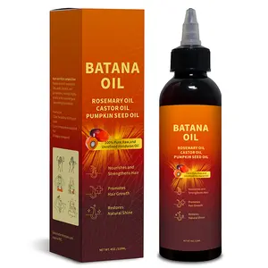 All-in-One Batana Oil liquid-100%Pure and natural hairgrowthoil with Batana,Rosemary,Castor, Pumpkinseed-For Nourishing saclp and Stimulate hair health-118ml（4oz.） Strengthen Promotes